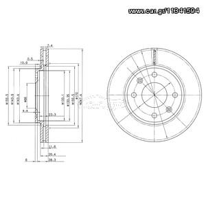 SET ΔΙΣΚΟΠΛ.ΑΧ GTI 91- EM ΚΑΙΝ. DELPHI BG2444 CITROEN AX CITROEN SAXO CITROEN XSARA CITROEN ZX PEUGEOT 106 PEUGEOT 205 PEUGEOT 206 PEUGEOT 306 PEUGEOT 309