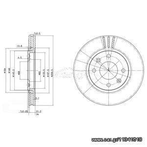 SET ΔΙΣΚΟΠΛΑ P-406 1,6/1,8 95- ΚΑΙΝ. DELPHI BG2871 PEUGEOT 406