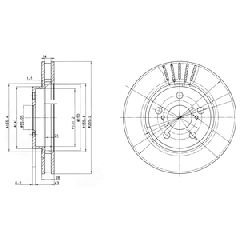 SET ΔΙΣΚΟ CARINA E 2.0 ΚΑΙΝ. DELPHI BG3187 TOYOTA CARINA