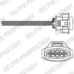 ΑΙΣΘΗΤ.ΛΑΜΔΑ.OPEL Astra, Zafir ΚΑΙΝ. DELPHI ES1079112B1 OPEL ASTRA OPEL MERIVA OPEL VECTRA OPEL ZAFIRA