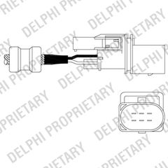 ΑΙΣΘΗΤΗΡΑΣ Λ LEON/GOLF 1.4 16V ΚΑΙΝ. DELPHI ES1101412B1 AUDI A3 AUDI A4 SKODA OCTAVIA VW BORA VW GOLF VW NEW