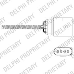 ΑΙΣΘΗΤ.ΛΑΜΔΑ.AUDI, SEAT, SKODA ΚΑΙΝ. DELPHI ES2033812B1 AUDI A4 AUDI A6 SEAT LEON SEAT TOLEDO SKODA OCTAVIA VW BORA VW GOLF VW JETTA VW PASSAT