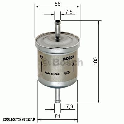 ΦΙΛΤΡΟ INJECT.FOCUS 1,4/6 98- ΚΑΙΝ. BOSCH 0450905939 FORD FOCUS FORD TOURNEO FORD TRANSIT FORD USA EXPLORER JAGUAR S-TYPE VOLVO C30 VOLVO C70