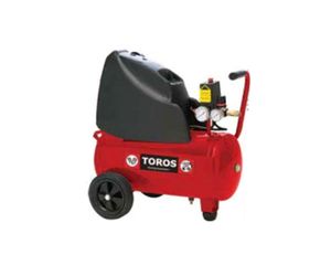 Αεροσυμπιεστής τροχήλατος Monoblock Oil Free 24lt 2HP TOROS 40148