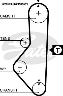 ΙΜΑΝΤΑΣ ΕΚΚΕΝΤΡΟΦΟΡΟΥ ΚΑΙΝ. GATES 859515128 MAZDA 626 MAZDA 929 MAZDA B-SERIE