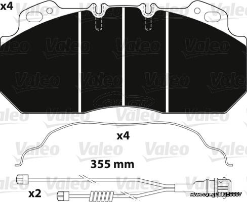 ΣΕΤ ΤΑΚ. IRISBUS CITELIS/AGORA ΚΑΙΝ. VALEO 882217 IRISBUS AGORA IRISBUS CITELIS RENAULT TRUCKS Agora RENAULT TRUCKS Magnum RENAULT TRUCKS Premium VOLVO B