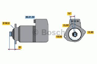 MIZA MAN TGA ΚΑΙΝ. BOSCH 0001416079 MAN E MAN F MAN HOCL MAN LION MAN NG MAN NL MAN NU MAN SU MAN TGA MAN UL NEOPLAN Tourliner