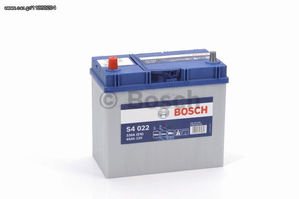 ΜΠΑΤΑΡΙΑ S4 45Αh/330A ΑΡ. ΚΑΙΝ. BOSCH 0092S40220 DAIHATSU TAFT DAIHATSU TERIOS HONDA ACCORD HONDA CIVIC MAZDA 818 MAZDA RX MITSUBISHI LANCER NISSAN CHERRY NISSAN DATSUN NISSAN MICRA NISSAN SUNNY SUZU