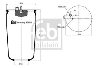 ΑΕΡΟΦΟΥΣΚΕΣ ΚΑΙΝ. FEBI BILSTEIN 35492 MAN TGA MAN TGM