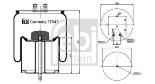 ΑΕΡΟΦΟΥΣΚΕΣ ΚΑΙΝ. FEBI BILSTEIN 37643 RENAULT TRUCKS Magnum RENAULT TRUCKS Premium