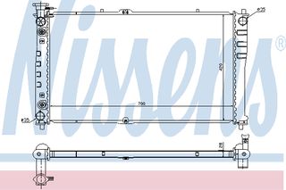 ΨΥΓΕΙΟ KIA CARNIVAL II 2,5 V6 ΚΑΙΝ. NISSENS 66640 KIA CARNIVAL