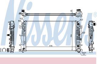 ΨΥΓ.ΝΕΡΟΥ MERC.SPRINTER AUT 06 ΚΑΙΝ. NISSENS 67157A CITROEN BERLINGO MERCEDES-BENZ SPRINTER VW CRAFTER