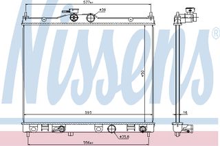 ΨΥΓΕΙΟ NISS NV200 1.6 AT 09- ΚΑΙΝ. NISSENS 67369 NISSAN NV200