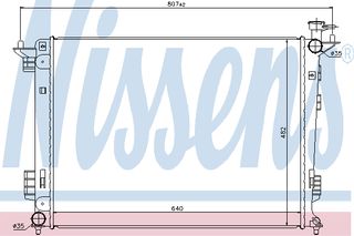 ΨΥΓΕΙΟ HYU IX35 2.0-2.4   10- ΚΑΙΝ. NISSENS 67515 HYUNDAI ix35 KIA SPORTAGE