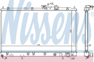 ΨΥΓΕΙΟ SPACE RUNNER TD 96- ΚΑΙΝ. NISSENS 68159 MITSUBISHI SPACE