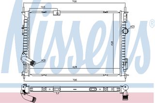 ΨΥΓΕΙΟ NIS QASHQAI 1.6 DCI 11- ΚΑΙΝ. NISSENS 68733 NISSAN QASHQAI