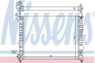 ΨΥΓΕΙΟ LANCI LYBRA 1,6-1,8 99- ΚΑΙΝ. NISSENS 68800 LANCIA LYBRA