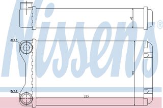 ΨΥΓΕΙΟ ΚΑΛΟΡΙΦ.AUDI A4/S4 1.6V ΚΑΙΝ. NISSENS 70226 AUDI A4 MERCEDES-BENZ CLC-CLASS SEAT EXEO