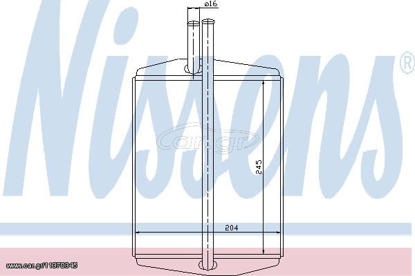 ΨΥΓ ΚΑΛΟΡ.FORD FIESTA IV 95- ΚΑΙΝ. NISSENS 71748 FORD FIESTA FORD KA FORD PUMA FORD STREET MAZDA 121