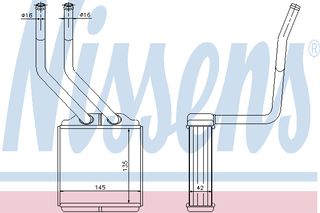 ΨΥΓ ΚΑΛΟΡ.FORD TRANSIT 08- ΚΑΙΝ. NISSENS 71776 FORD TRANSIT