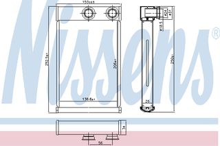 ΨΥΓ ΚΑΛΟΡ.OPEL INSIGNIA  08- ΚΑΙΝ. NISSENS 72669 CHEVROLET CRUZE CHEVROLET MALIBU CHEVROLET ORLANDO CHEVROLET VOLT OPEL AMPERA OPEL INSIGNIA OPEL MERIVA