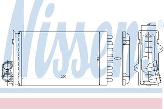 ΨΥΓ ΚΑΛΟΡPEUGEOT 405   87- ΚΑΙΝ. NISSENS 72935 PEUGEOT 405 PEUGEOT 406