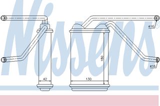 ΨΥΓ ΚΑΛΟΡ.DAEWOO NEXIA LHD 94- ΚΑΙΝ. NISSENS 76511 DAEWOO ESPERO DAEWOO NEXIA