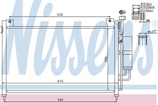 ΣΥΜΠΥΚΝΩΤΗΣ MAZDA 2  07- ΚΑΙΝ. NISSENS 940033 MAZDA 2