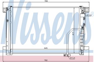 ΣΥΜΠΥΚ C-CLASS W204 07- ΚΑΙΝ. NISSENS 940035 MERCEDES-BENZ C-CLASS MERCEDES-BENZ CLS MERCEDES-BENZ E-CLASS MERCEDES-BENZ GLK-CLASS MERCEDES-BENZ SLK