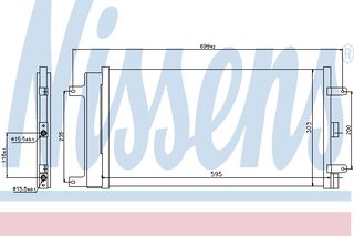 ΣΥΜΠΥΚΝΩΤΗΣ FIAT DOBLO  01- ΚΑΙΝ. NISSENS 940061 FIAT DOBLO