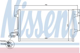 ΣΥΜΠΥΚ VOLVO S40-V50  04-07 ΚΑΙΝ. NISSENS 940086 VOLVO C30 VOLVO S40 VOLVO V50