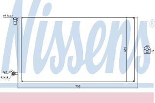 ΣΥΜΠΥΚ REN ESPACE 2.0 98-02 ΚΑΙΝ. NISSENS 940187 RENAULT ESPACE