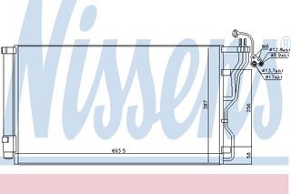 ΣΥΜΠΥΚ HYUNDAI i40 GAS  11- ΚΑΙΝ. NISSENS 940244 HYUNDAI i40