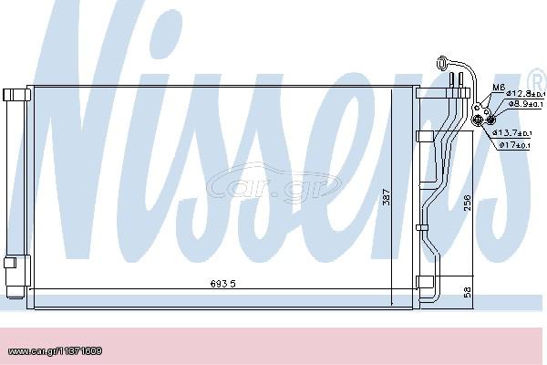 ΣΥΜΠΥΚ HYUNDAI i40 GAS  11- ΚΑΙΝ. NISSENS 940244 HYUNDAI i40