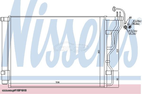 ΣΥΜΠΥΚ HYUNDAI i40 DIESEL 11- ΚΑΙΝ. NISSENS 940245 HYUNDAI i40