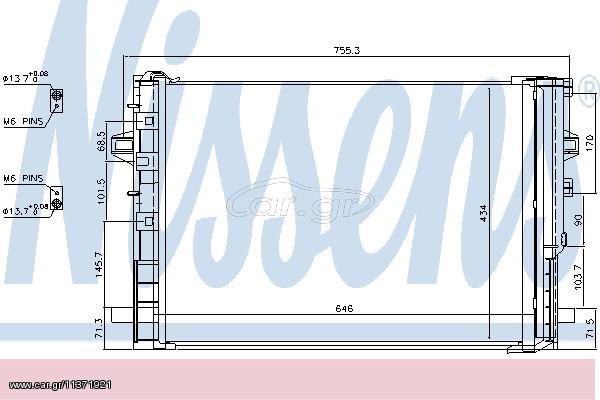 ΣΥΜΠΥΚ MERCEDES A-B-CLASS12- ΚΑΙΝ. NISSENS 940322 MERCEDES-BENZ A-CLASS MERCEDES-BENZ B-CLASS MERCEDES-BENZ CLA MERCEDES-BENZ GLA-CLASS