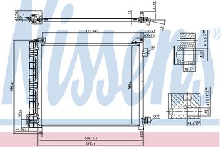 ΣΥΜΠΥΚ NISSAN MICRA  10- ΚΑΙΝ. NISSENS 940372 NISSAN MICRA