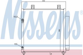 ΣΥΜΠΥΚ SPACE STAR 12- ΚΑΙΝ. NISSENS 940447 MITSUBISHI MIRAGE