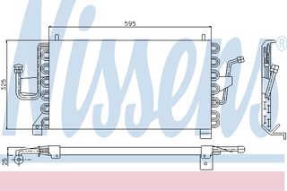 ΣΥΜΠΥΚ FORD ESCORT  86-90 ΚΑΙΝ. NISSENS 94108 FORD ESCORT FORD ORION