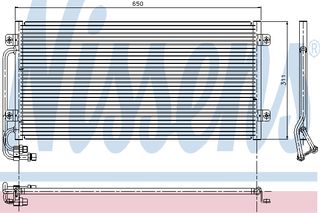 ΨΥΓΕΙΟ A/C MAN F 2000 94- ΚΑΙΝ. NISSENS 94341 MAN F