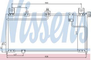 ΣΥΜΠΥΚΝΩΤΗΣ MAZDA 323 95- ΚΑΙΝ. NISSENS 94354 MAZDA 323