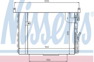 ΣΥΜΠΥΚ MERCEDES W201   82-93 ΚΑΙΝ. NISSENS 94402 MERCEDES-BENZ 190