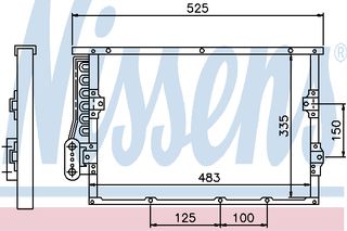 ΣΥΜΠΥΚ BMW E 36 325 TDS 93- ΚΑΙΝ. NISSENS 94407 BMW 3