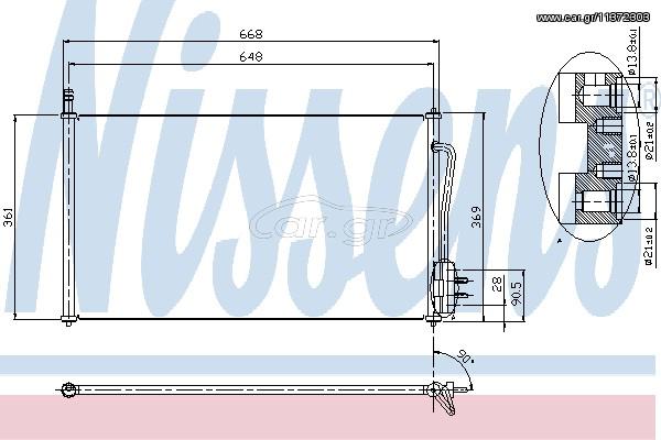 ΣΥΜΠΥΚΝΩΤΗΣ FORD FOCUS 98- ΚΑΙΝ. NISSENS 94432 FORD FOCUS