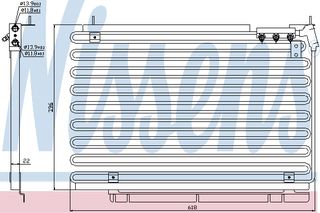 ΣΥΜΠΥΚΝΩΤΗΣ VOLVO 900 93-94 ΚΑΙΝ. NISSENS 94576 VOLVO 940 VOLVO 960