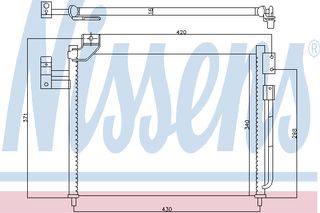 ΣΥΜΠΥΚ MAZDA PREMACY TD 99- ΚΑΙΝ. NISSENS 94760 MAZDA PREMACY