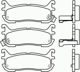 ΣΕΤ ΤΑΚΑΚΙΑ ΟΠ.MAZDA MX-5 98- ΚΑΙΝ. BREMBO P49021 MAZDA 323 MAZDA MX-5