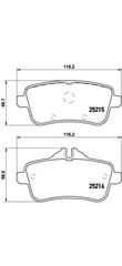 ΤΑΚΑΚ.ΟΠ.M.B GLA-CLA ΚΑΙΝ. BREMBO P50099 MERCEDES-BENZ A-CLASS MERCEDES-BENZ CLA MERCEDES-BENZ GLA-CLASS MERCEDES-BENZ GL-CLASS MERCEDES-BENZ GLE MERCEDES-BENZ GLS MERCEDES-BENZ M-CLASS MERCEDES-BENZ