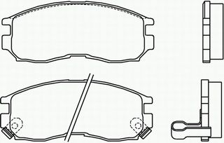 ΣΕΤ ΤΑΚΑΚΙΑ ΕΜ.LANCER/GALANT ΚΑΙΝ. BREMBO P54014 CHRYSLER SEBRING HYUNDAI SANTAMO MITSUBISHI COLT MITSUBISHI ECLIPSE MITSUBISHI GALANT MITSUBISHI LANCER MITSUBISHI SANTAMO MITSUBISHI SPACE PROTON PER