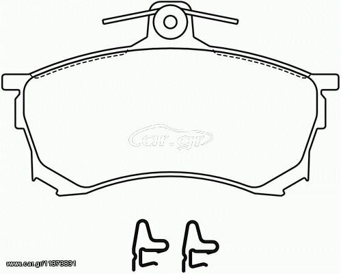 ΣΕΤ ΤΑΚΑΚΙΑ ΦΡ.ΟΠ.CARISMA 1,6 ΚΑΙΝ. BREMBO P54021 MITSUBISHI CARISMA